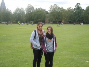 In one of the many parks in Cambridge.